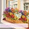 18 Bundles Artificial Flowers for Outdoors – UV Resistant Realistic Fake Flowers with Faux Lavender Plants – Weatherproof Plastic Greenery for Garden, Patio, Porch & Window Box – Bulk Faux Spring/Summer Floral Decor for Hanging Planters